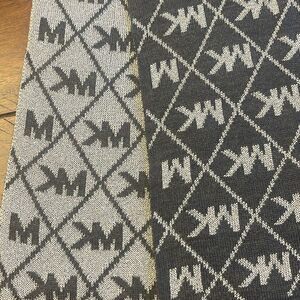 Michael Kors Signature Monogram Knit metallic  Scarf